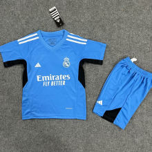 2023/24 RM Goalkeeper Blue Kids Soccer Jersey