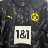 2023/24 BVB Away Black Fans Soccer Jersey
