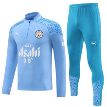 2023/24 Man City Daby Blue  Sweater Tracksuit