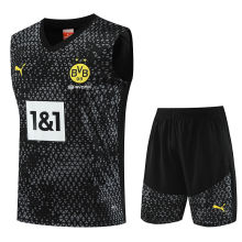 2023/24 BVB Black Vest Training Jersey(A Set)