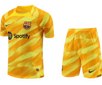 2023/24 BA Yellow Goalkeeper Fans Jersey (A Set, Pants Have Number) 裤有号码