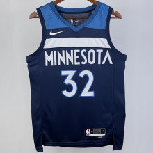 2023/24 Timberwolves TOWNS #32 Sapphire Blue  NBA Jerseys