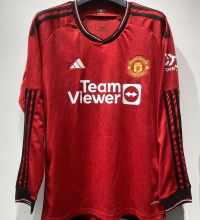 2023/24 M Utd Home Red Fans Long Sleeve Jersey