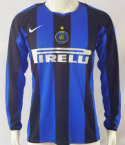 2004/05 In Milan Home Retro Long Sleeve Jersey