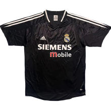 2004/05 RM Away Black Retro Soccer Jersey