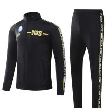 2023/24 Napoli Black Jacket Tracksuit