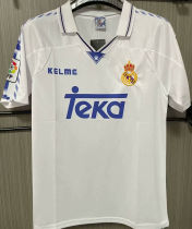 1996/97 RM Home White Retro Soccer Jersey