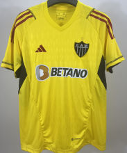 2023/24 AT Mineiro GK Yellow Fans Soccer Jersey