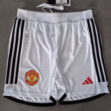 2023/24 M Utd White Player Version Shorts Pants 球员版