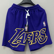 2023/24 Lakers Blue NBA Cotton Pants