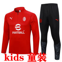 2023/24 AC Red Kids Sweater Tracksuit