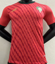 2023/24 Morocco Home Red Player Version Jersey