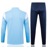 2023/24 Man City Light Blue Sweater Tracksuit