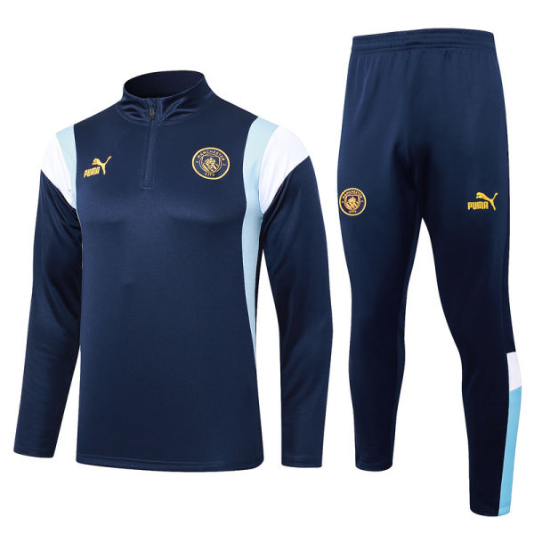 2023/24 Man City Sapphire Blue Sweater Tracksuit