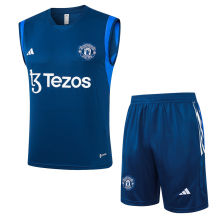 2023/24 M Utd Sapphire Blue Vest Training Jersey