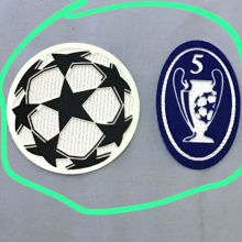 UEFA Champions Leaque Star Ball Arm Patch 2006-2008  欧冠球+5字杯  (You can buy it Or tell me to print it on the Jersey )