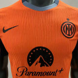 2023/24 In Milan Third Orange Player Version Jersey 有胸前广告