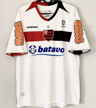 2010 Flamengo Away White Retro Soccer Jersey