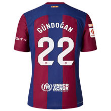 Gündoğan #22 BA 1:1 Quality Home Fans Jersey 2023/24 (LaLiga Font 西甲字体)