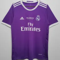 2016/17 RM Purple Away Retro Soccer Jersey 带胸前小字