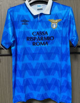 1989 Lazio Home Blue Retro Soccer Jersey