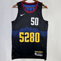 2023/24 Nuggets GOROON #50 Black City Edition NBA Jerseys