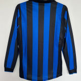 1998/99 In Milan Home Long Sleeve Retro Soccer Jersey