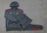 2023/24 Man City Grey Hoody Zipper Jacket Tracksuit