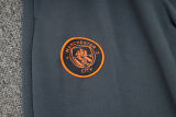 2023/24 Man City Grey Hoody Zipper Jacket Tracksuit