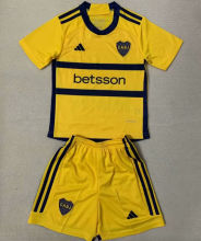 2023/24 Boca Away Yellow Kids Soccer Jersey
