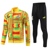 2023/24 Ghana Yellow Jacket Tracksuit 长拉