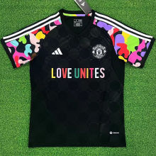 2024 M Utd Black Fans Training Jersey