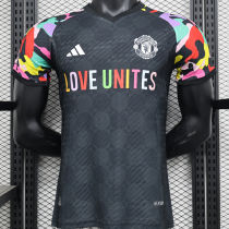 2024 M Utd Black Player Version Training Jersey