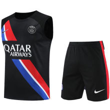 2023/24 PSG Black Vest Training Jersey(A Set)