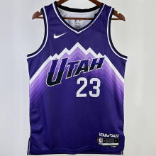 2023/24 Jazz MARKKANEN #23  Purple City Edition NBA Jerseys