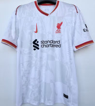 2024/25 LFC 1:1 Quality Away White Fans Soccer Jersey