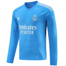 2023/24 RM Goalkeeper Blue Long Sleeve Soccer Jersey