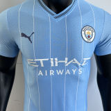 2024/25 Man City Home Blue Player Version Jersey