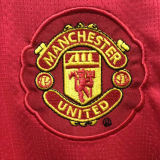 2007/08 M Utd Home Red Retro Kids Soccer Jersey