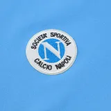 1988/89 Napoli Home Blue Retro Long Sleeve Soccer Jersey
