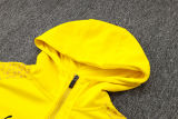 2024 BVB Yellow Hoody Zipper Jacket Tracksuit