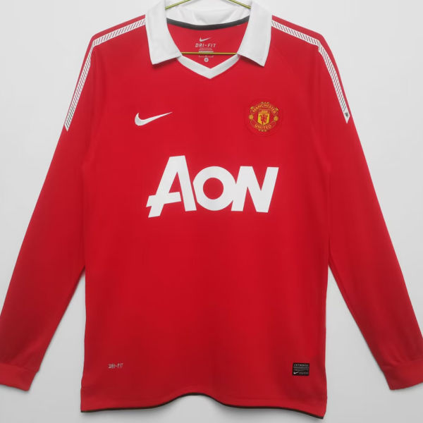 2010/11 M Utd Home Retro Long Sleeve Jersey