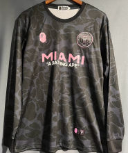 2023/24 Inter Miami x APE Black Long Sleeve Jersey