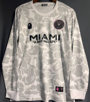 2023/24 Inter Miami x APE Grey Long Sleeve Jersey