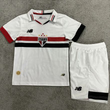 2024/25 Sao Paulo Home Kids Soccer Jersey