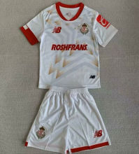 2023/24 Deportivo Toluca Away White Kids Jersey 托卢卡