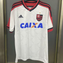 2014 Flamengo Away White Retro Soccer Jersey