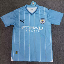 2024/25 Man City Home Blue Fans Soccer Jersey