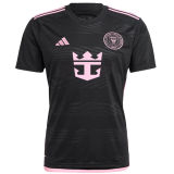 MESSI #10 Inter Miami 1:1 Quality Away Black Fans Jersey 2023/24  胸前新广告