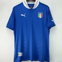 2012 Italy Home Blue Retro Soccer Jersey